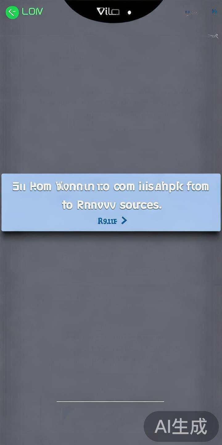 系统会弹出提示，建议允许下载“未知来源”应用。若还